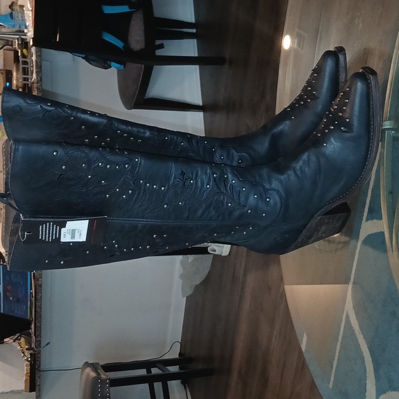 Reba genuine leather cowboy boots - Picture 2 of 12
